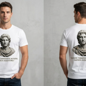 Playera “Conquistadores del Mundo Antiguo” – Edición Alejandro Magno