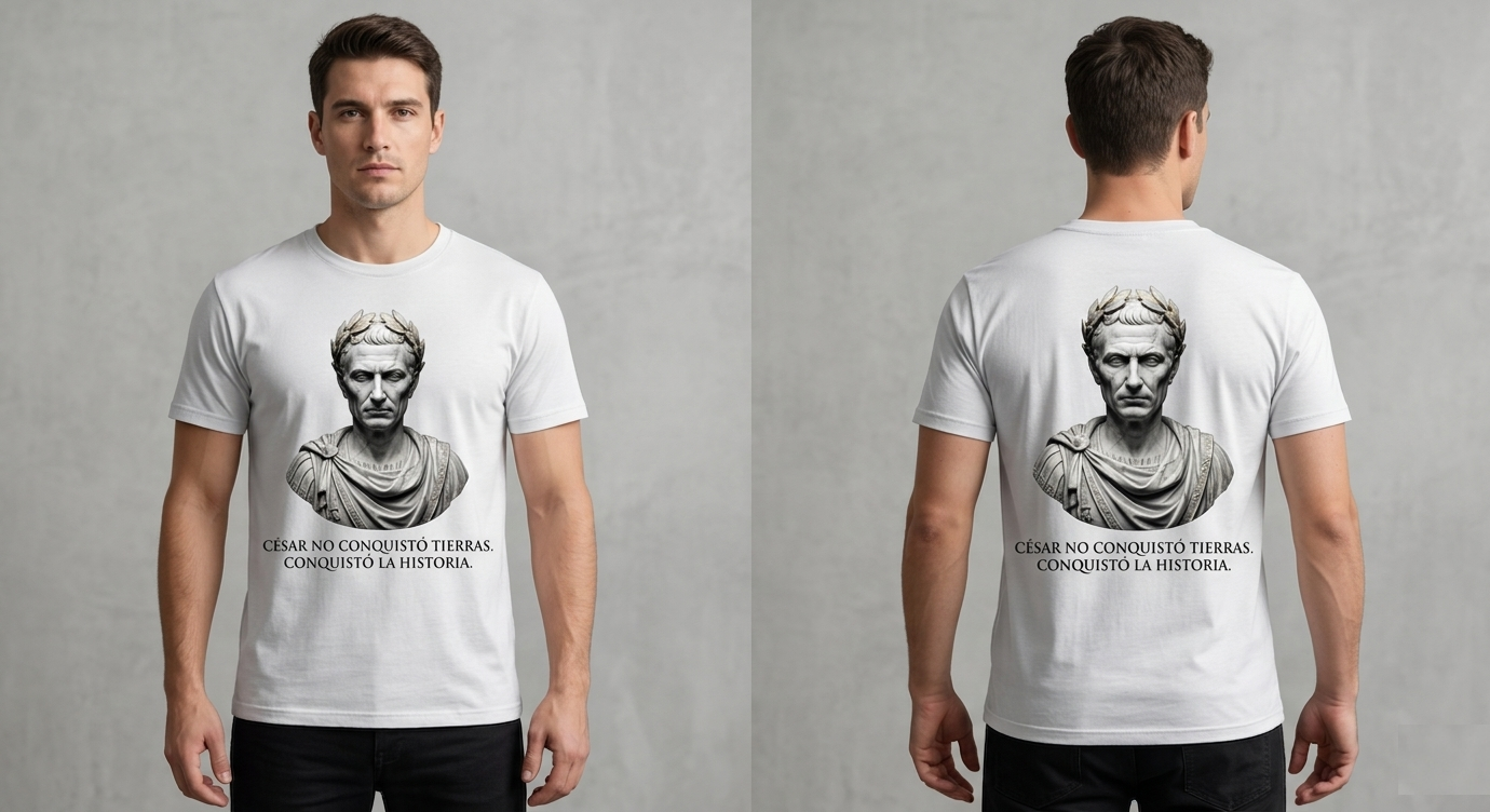 Playera “Conquistadores del Mundo Antiguo” – Edición Julio Cesar